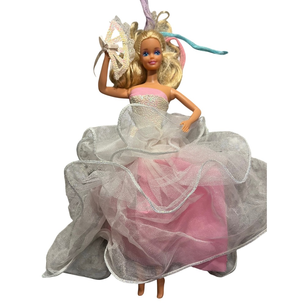 Vintage 1989 Barbie Dance Magic Doll with Dress & Accessories Mattel